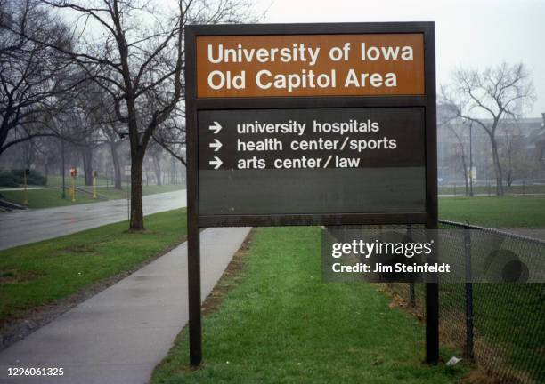 University of Iowa in Iowa City, Iowa on November 25, 1981.