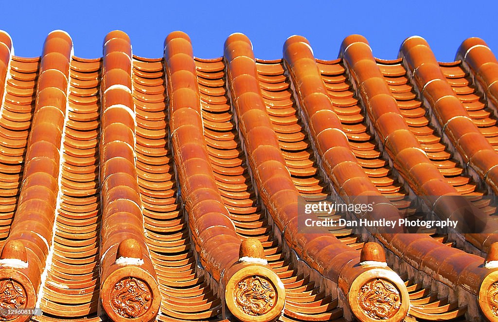 China pavillion roof