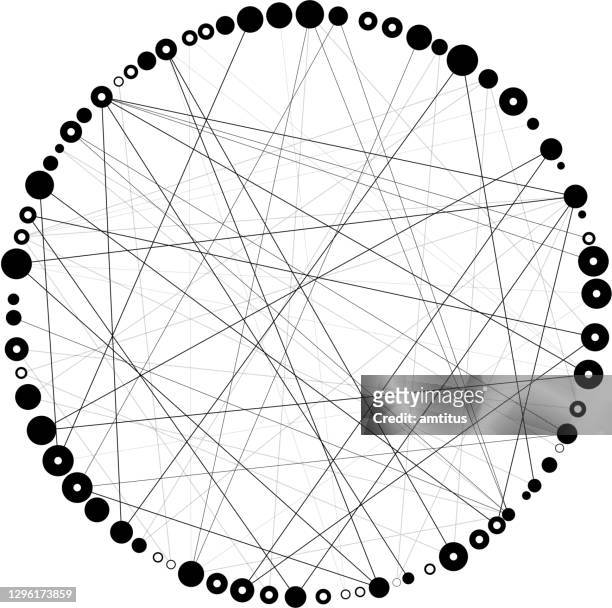 network circle - sphere logo stock illustrations