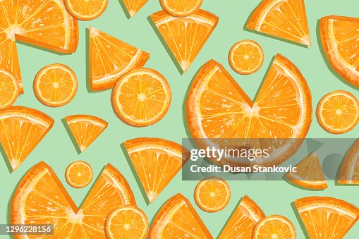 Orange slices background Orange slices background