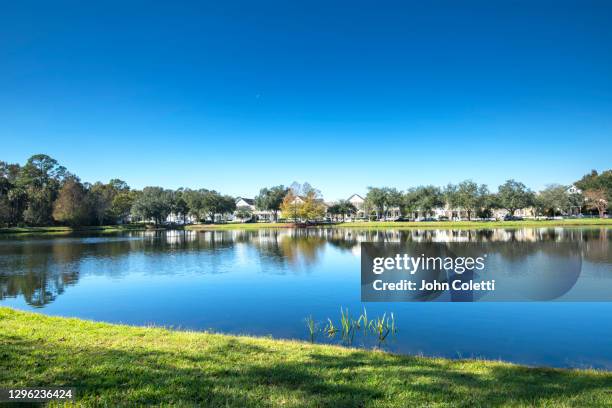 florida, celebration, residential community - kissimmee imagens e fotografias de stock