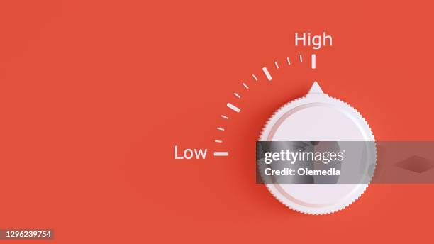 interruttore configurabile per il rischio. posizione alta bassa - height foto e immagini stock