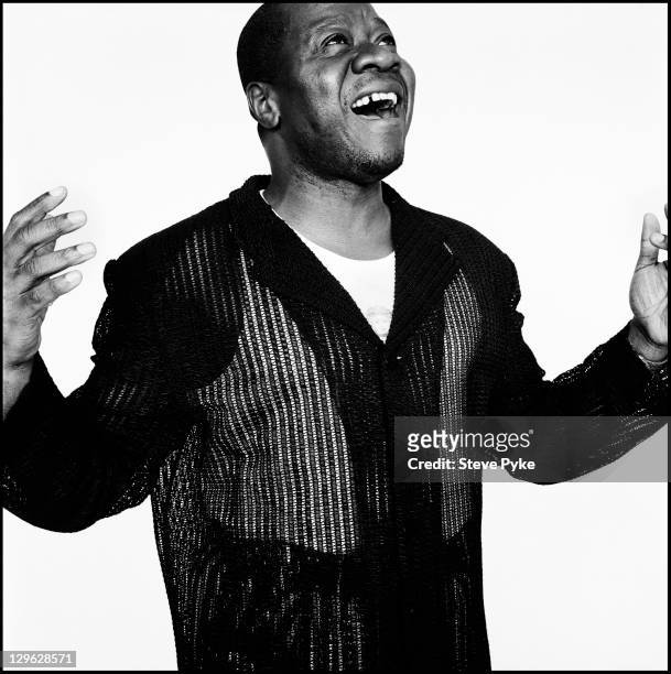 Congolese rumba, or soukous, singer Papa Wemba, 2nd September 1994.