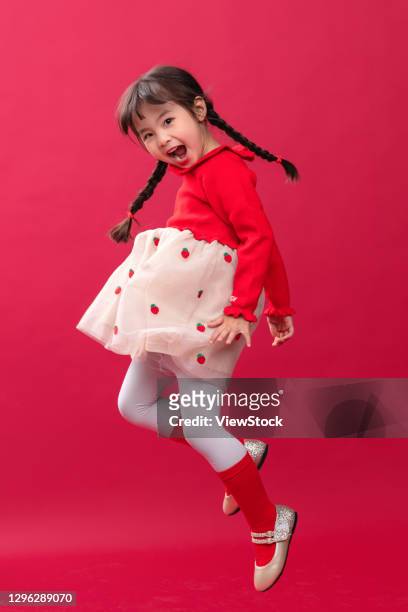 happy little girl - china east asia stock-fotos und bilder