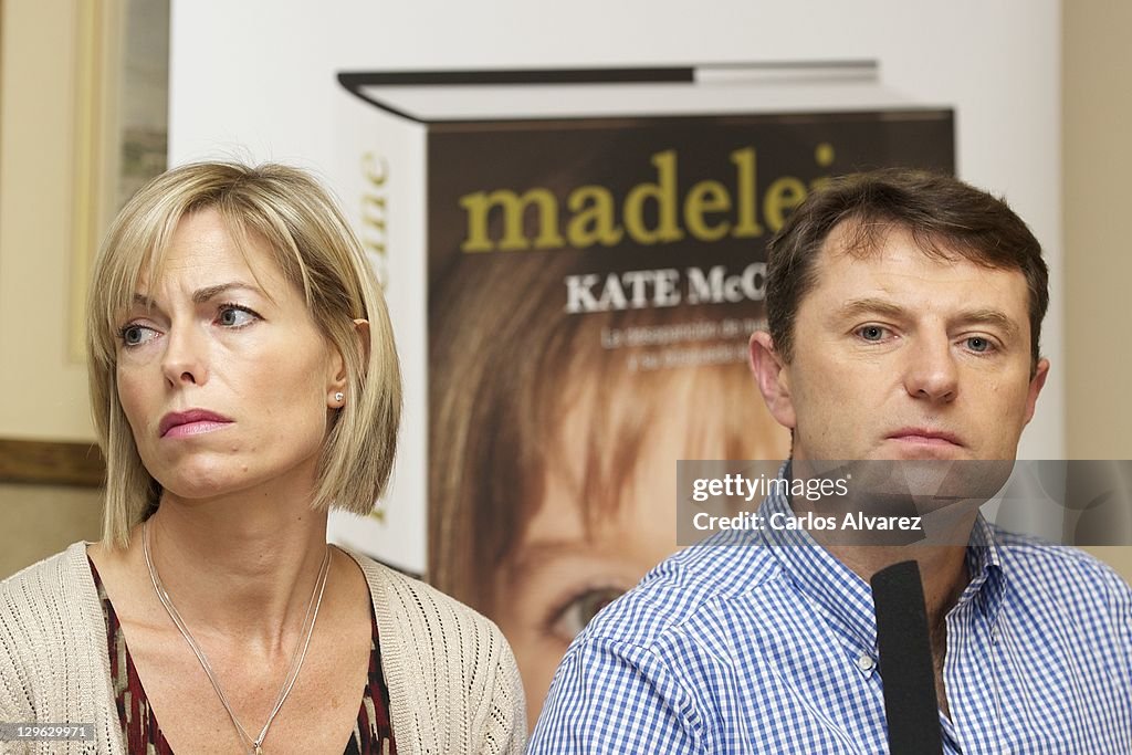 Kate and Gerry McCann Launch Their Book 'Madeleine' in Madrid
