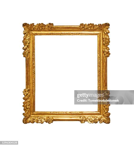 picture frame - rococo painting stockfoto's en -beelden