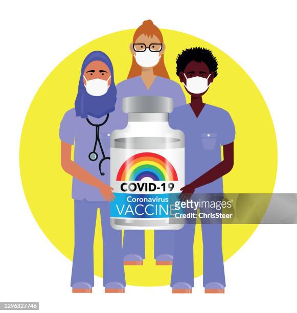 covid-19 facemasks - nhs nurse stock illustrations