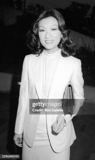 Connie Chung attends NBC Affiliates Party at La Brea Tar Pits Museum in Los Angeles, California on May 16, 1983.