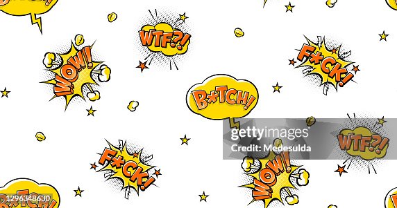 Comic Book Seamless Pattern High-Res Vector Graphic - Getty Images