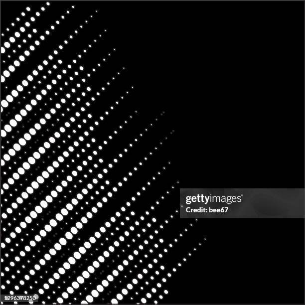 abstract black diagonal halftone pattern on white background dotted texture. - metallic surface stock illustrations