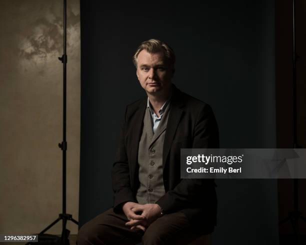 Director Christopher Nolan is photographed for the Washington Post on December 7, 2020 in Burbank, California. PUBLISHED IMAGE.