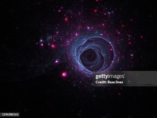 abstract computer art - outer space - exploding light in outer space stock pictures, royalty-free photos & images