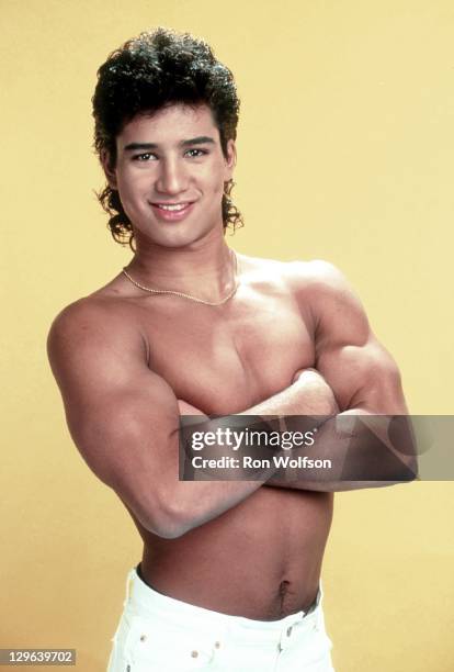 Mario Lopez in a private photo shoot at Ron Wolfson's Studio on June 1990 in Studio City, CA. .