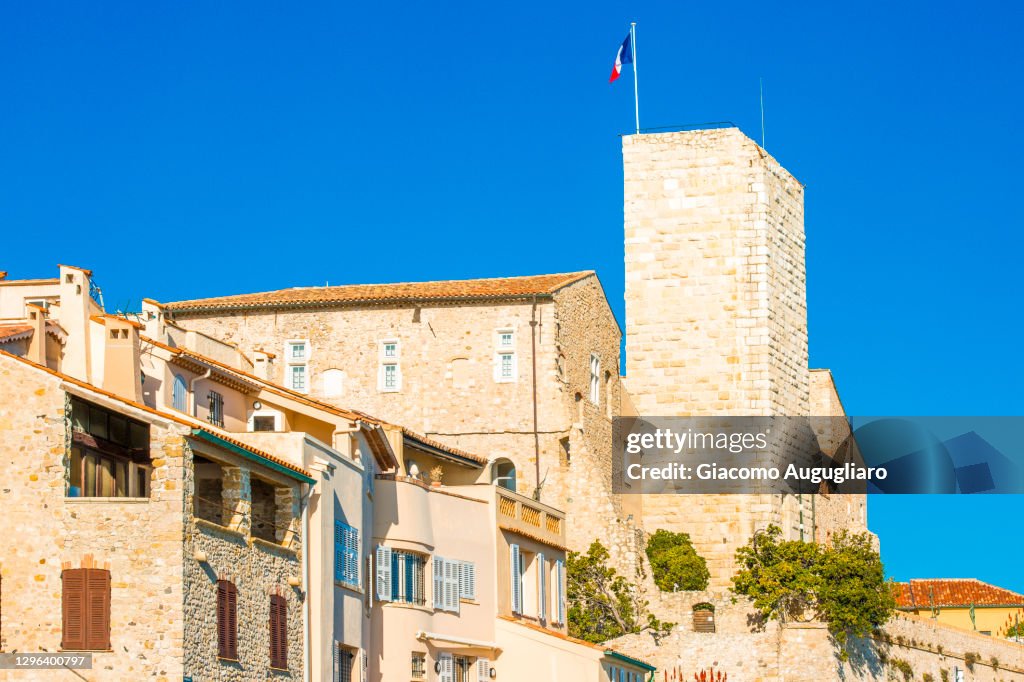 Grimaldi tower, Antibes, Alpes-Maritimes department, Provence Alpes Cote d'Azur, France
