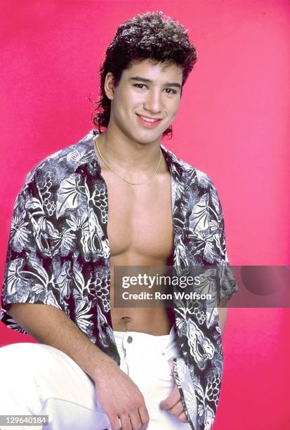 Mario Lopez in a private photo shoot at Ron Wolfson's Studio on June 1990 in Studio City, CA. .