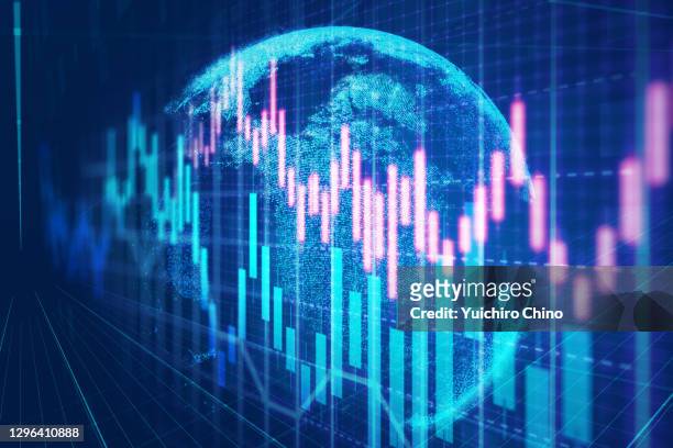 global stock market investment - money graph stock pictures, royalty-free photos & images