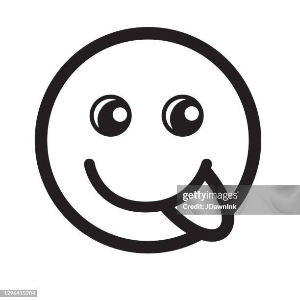 Emoji Tongue Sticking Out High Res Illustrations - Getty Images