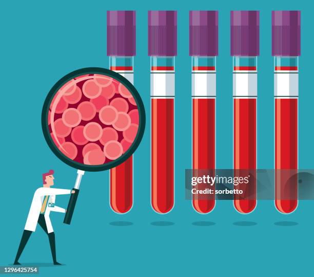 blood laboratory - science lab stock illustrations