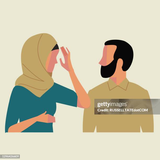 woman experiencing emotional abuse and intimidation by a man - dress code vector stock illustrations