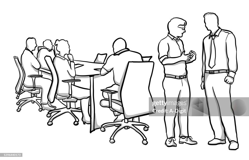 Pre-Meeting Business Conversation