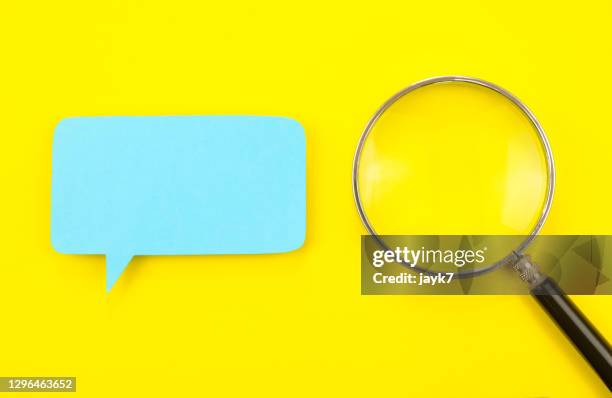 speech bubble - regulatory scrutiny stock pictures, royalty-free photos & images