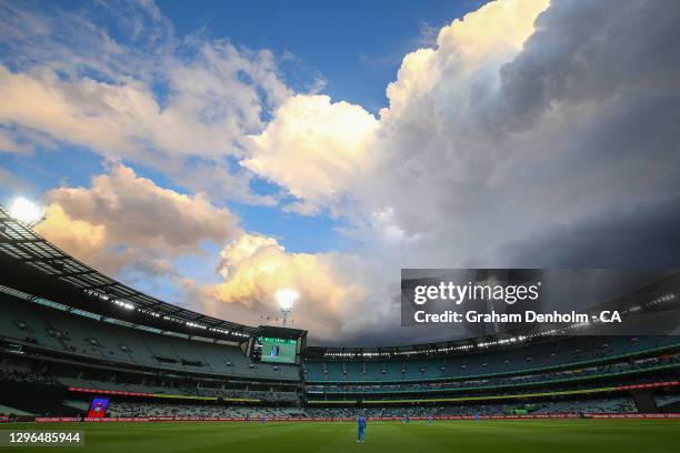 General view during the Big Bash League match between the Melbourne Stars and the Adelaide Strikers at Melbourne Cricket Ground, on January 15 in...