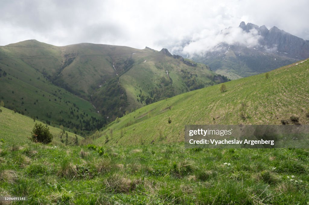 Mountain Valley, Adygea, Caucasus Mountains