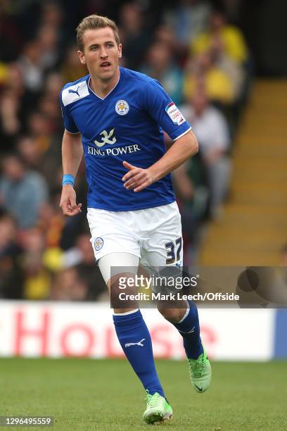 Skybet Championship play-off semi-final, Watford FC v Leicester City, Harry Kane of Leicester at Vicarage Road Stadium on May 12,2013 in Watford,...