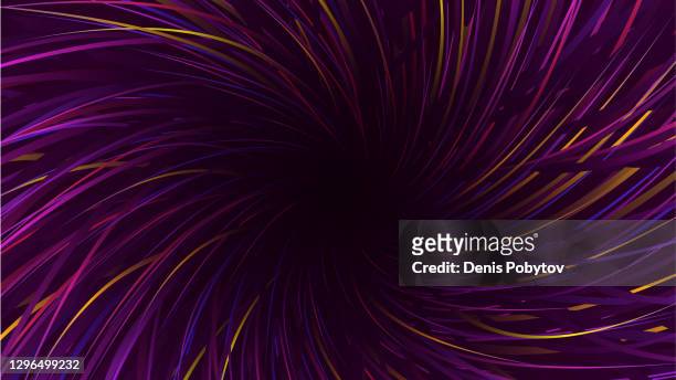 futuristic illustration - abstract spiral tunnel. - black hole spiral stock illustrations