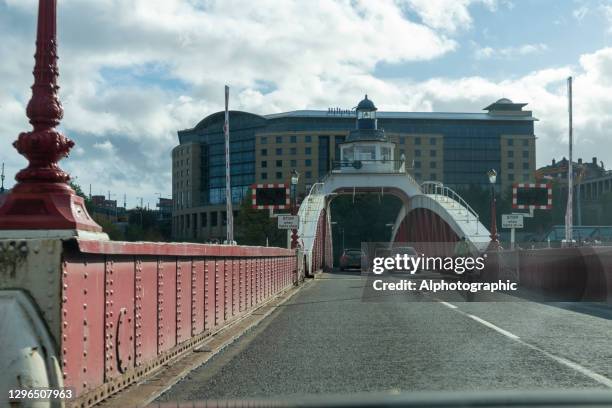 the swing bridge - tyne bridge stock pictures, royalty-free photos & images