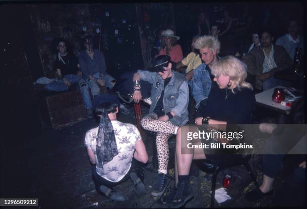 July 1983: MANDATORY CREDIT Bill Tompkins/Getty Images Crowd of people in the club CBGB, July 1983 in New York City.