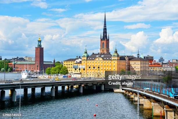 stockholm old town, sweden - stockholm stock pictures, royalty-free photos & images