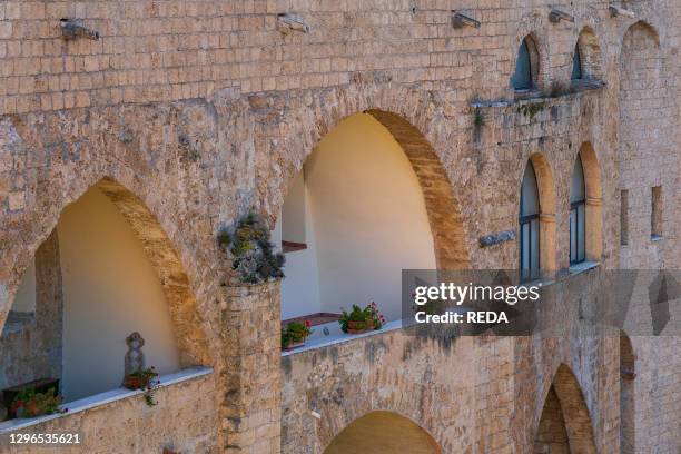 Italy, Lazio, Subiaco, path to the lake and waterfalls of San Benedetto  Stock Photo - Alamy