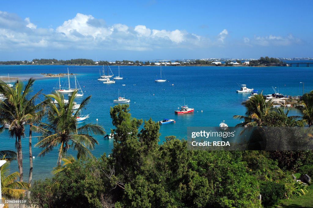 Landscape. Bermuda. Atlantic Ocean. Central America