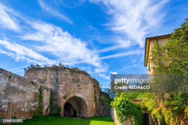 Orsini Fortress. Sorano. Tuscany. Italy. Europe.