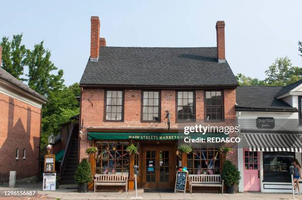 The Historic District in Concord. Massachusetts. New England. USA..