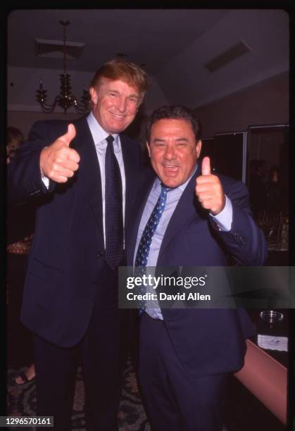 Donald Trump & Sol Kerzner at an unspecified event, Atlantis Resort, Bahamas, undated.