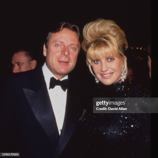 Ivana & husband Riccardo Mazzucchelli at an unspecified event, undated.