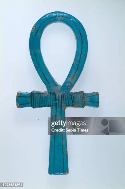 Ceremonial Implement in the Shape of an Ankh, New Kingdom, Dynasty 18, ca. 1400-1390 B.C., From Egypt, Upper Egypt, Thebes, Valley of the Kings, Tomb...