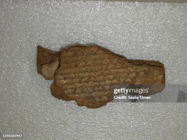 Shumma izbu, tablet 5, Seleucid, ca. 4th–2nd century B.C., Mesopotamia, Seleucid, Clay, 2 3/8 x 4 3/4 x 1 3/8 in. , Clay-Tablets-Inscribed. .