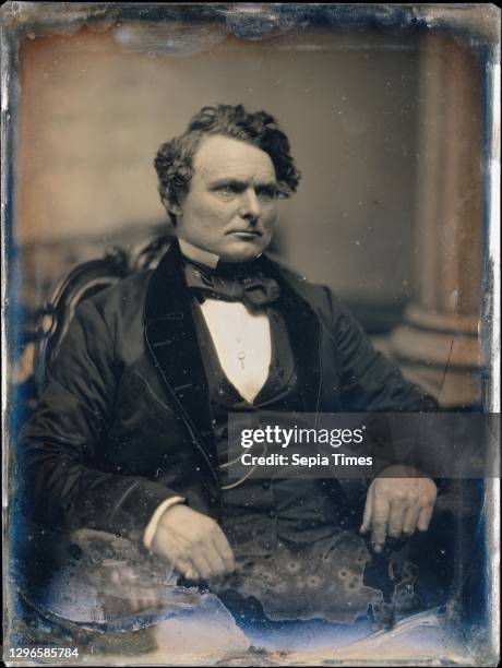 Donald McKay, ca 1850-55, Daguerreotype, 216 x 165cm , Photographs, Albert Sands Southworth , Josiah Johnson Hawes , This first photographic process...