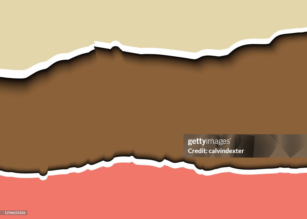 Paper Ripping Through Background Ripped Paper Background High-Res Vector Graphic - Getty Images