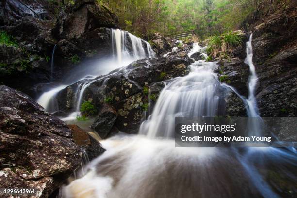 jc slaughter falls - australian waterfalls stock pictures, royalty-free photos & images