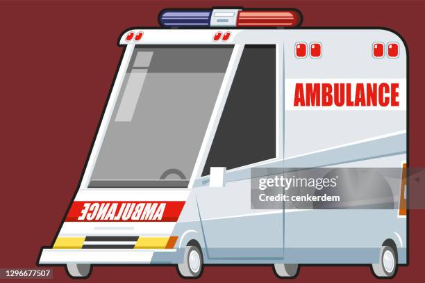 ambulance - speeding ambulance stock illustrations