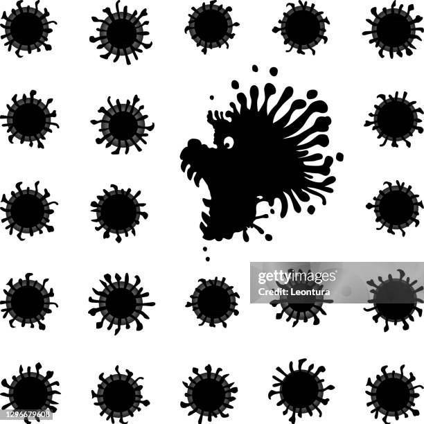 coronavirus - petri dish isolated stock illustrations