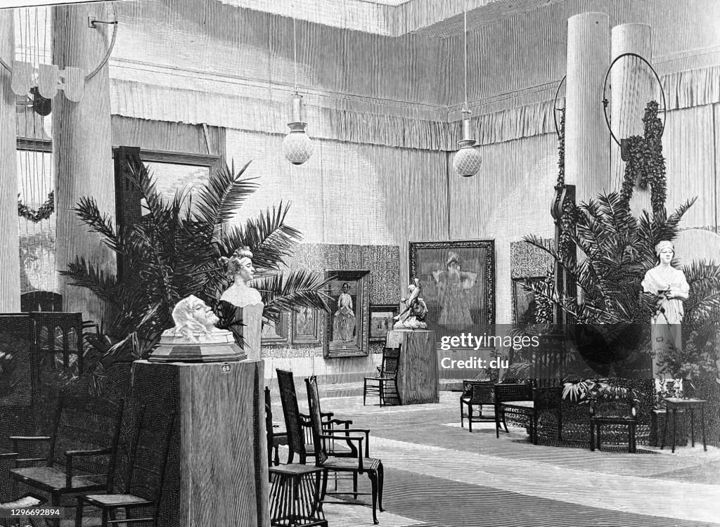 Exhibition hall in the house of Vienna secession
