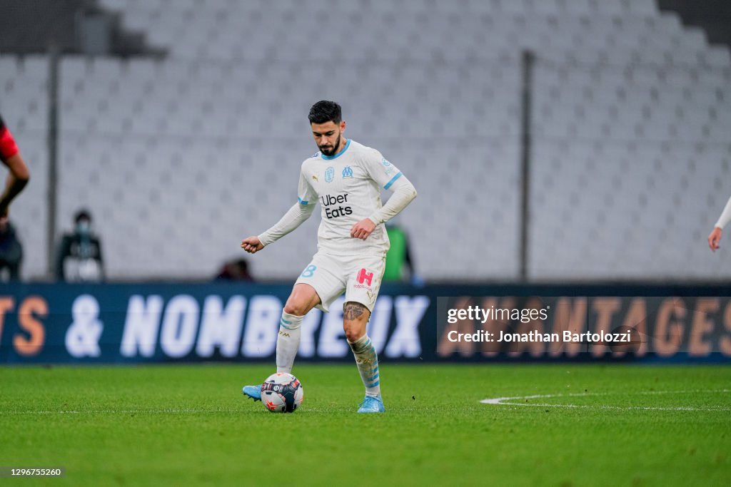 Olympique Marseille v Nimes Olympique - Ligue 1