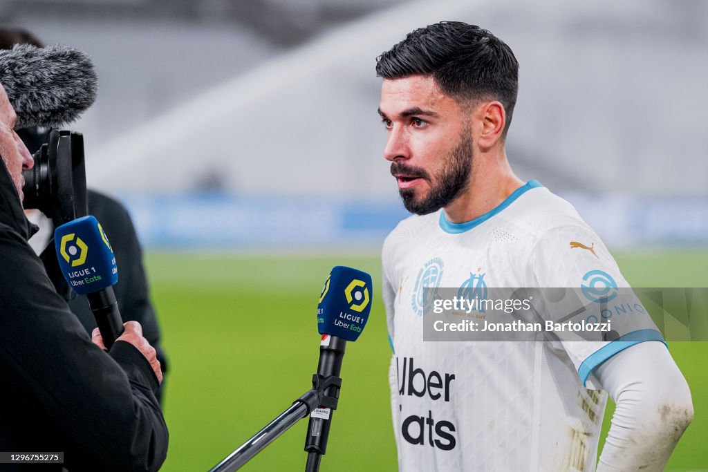 Olympique Marseille v Nimes Olympique - Ligue 1