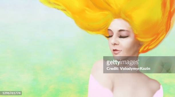 woman with closed eyes - neckline stock illustrations