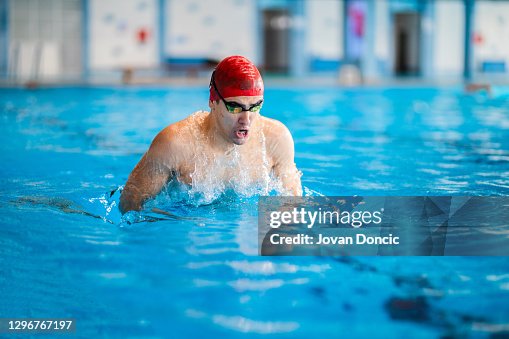 Fast Swimmer In Swimming Action High-Res Stock Photo - Getty Images